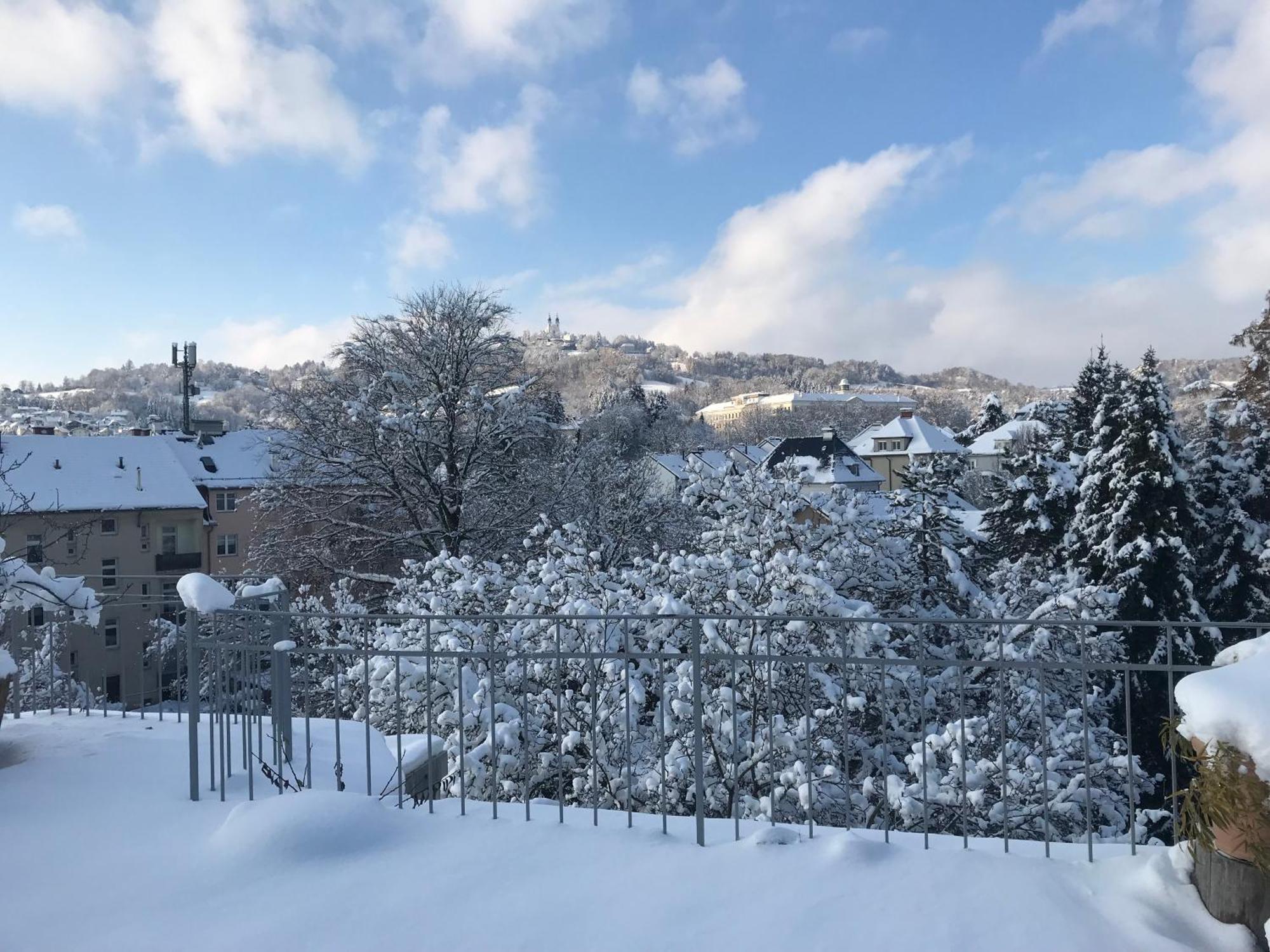 Stadtoase Mit Traumhaftem Ausblick Linz Exterior foto